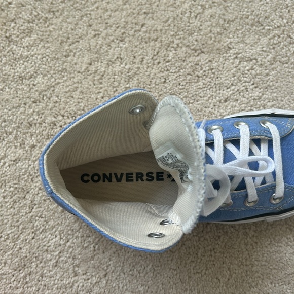 Converse Chuck Taylor All Star Lift Platform Hightop Shoes | Blue | 5.5 - Picture 8 of 13